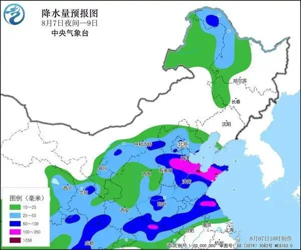京津冀地区及以下九省市区即将遭受强降雨天气的影响。-春天资源分享网